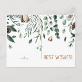 Antler met groen Briefkaart (Achterkant)