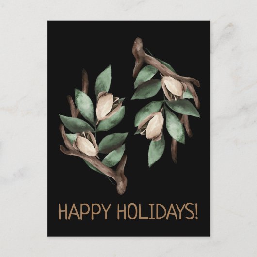 Antler met groen Briefkaart (Voorkant)