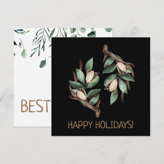 Antler met groen Briefkaart (Voorkant / Achterkant)