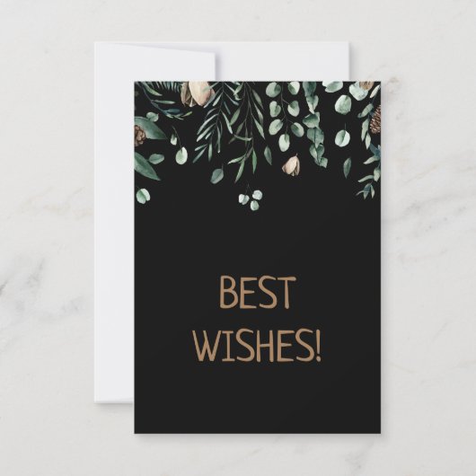 Antler met groen Briefkaart (Achterkant)