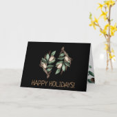 Antler met groen Briefkaart (Gele Bloem)