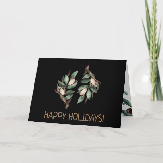 Antler met groen Briefkaart (Voorkant)