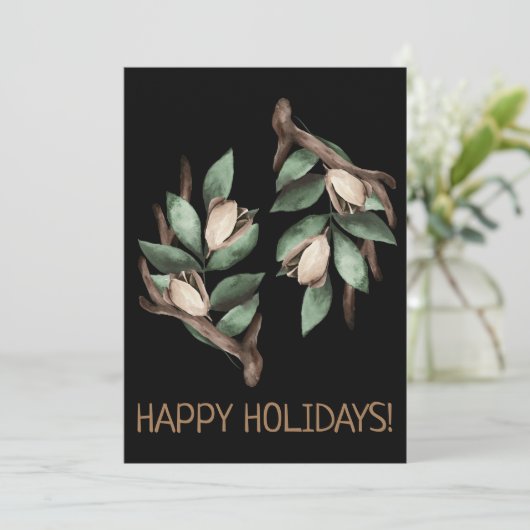 Antler met groen Briefkaart (Staand voorkant)