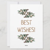 Antler met groen Briefkaart (Achterkant)