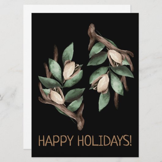 Antler met groen Briefkaart (Voorkant / Achterkant)