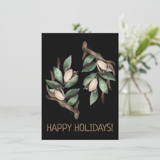 Antler met groen Briefkaart (Staand voorkant)