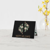 Antler met groen Briefkaart (Gele Bloem)