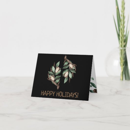 Antler met groen Briefkaart (Voorkant)