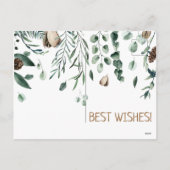 Antler met groen Briefkaart (Achterkant)