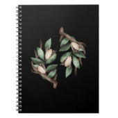 Antler met groene tak notitieboek (Voorkant)