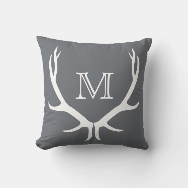 Antler Monogram Pillow Kussen (Voorkant)