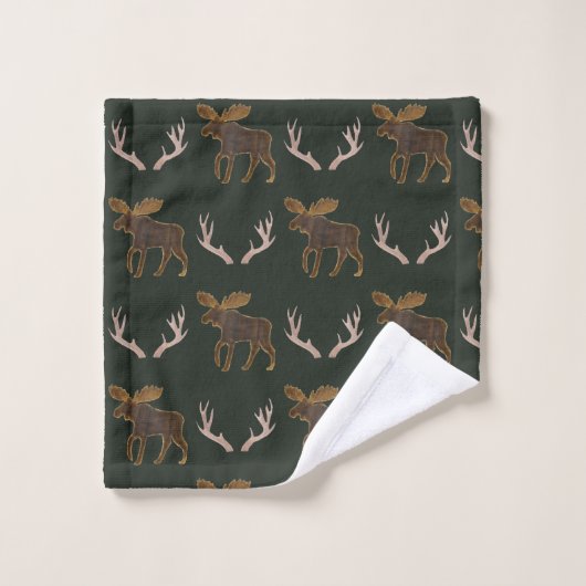 Antler & Moose combo Bad Handdoek (Wasdoekje)