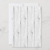 Antler & Vine Waterverf Sla de datumfoto op Save The Date (Achterkant)