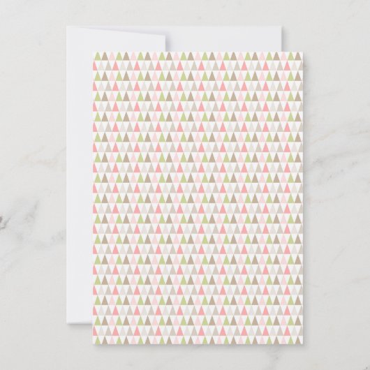 Antler Wild One Tribal eerste verjaardag uitnodigi Kaart (Achterkant)