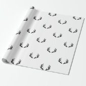 Antler Wrapping Paper Cadeaupapier (Uitgerold)