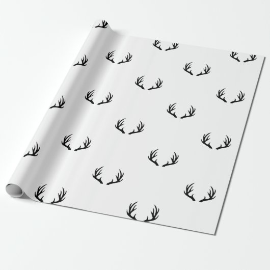 Antler Wrapping Paper Cadeaupapier (Uitgerold)