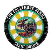 Antlered Moose Target Artwork Dartbord (Voorkant)