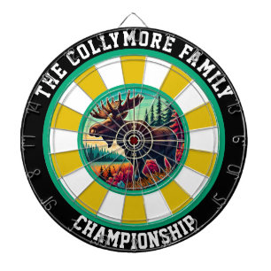 Antlered Moose Target Artwork Dartbord