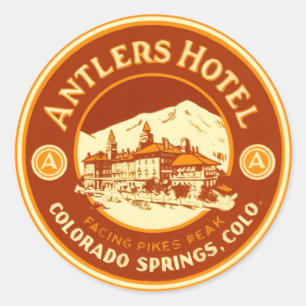 AntlerHotel Ronde Sticker