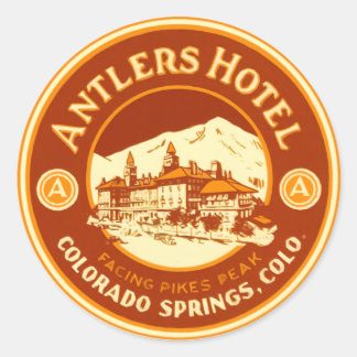 AntlerHotel Ronde Sticker
