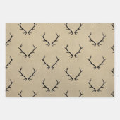 Antlers, beren, gekleurde en zwarte wikkels inpakpapier vel (Voorkant 2)