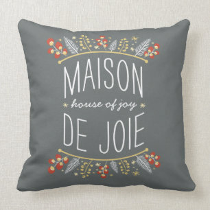 Antlers Berries en Pine   Accent Pillow Kussen