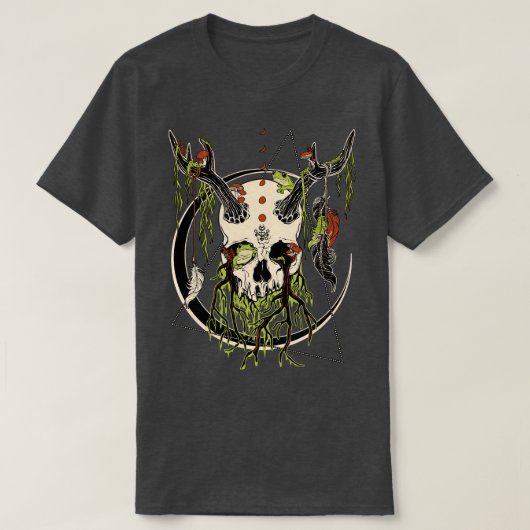Antlers en Boughs T-shirt (Design voorkant)