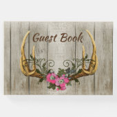 Antlers en Roze Rozen Gastenboek (Voorkant)