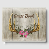 Antlers en Roze Rozen Gastenboek (Voorkant)