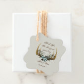 Antlers en Rozen Dank u Label (In situ)