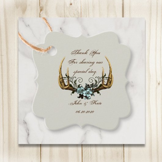 Antlers en Rozen Dank u Label