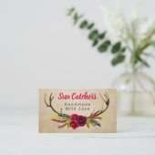 Antlers Handmade Sun Catchers Visitekaartje (Staand voorkant)