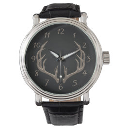 Antlers Illustratie Horloge