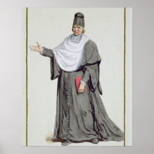 Antoine Arnauld (1612-94) uit de Receuil des Estam Poster