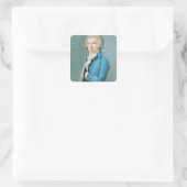 Antoine Barnave Vierkante Sticker (Tas)