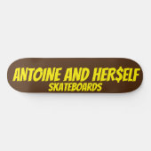 ANTOINE EN HAAR$ELF PERSOONLIJK SKATEBOARD (Horizontaal)