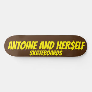 ANTOINE EN HAAR$ELF PERSOONLIJK SKATEBOARD