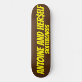 ANTOINE EN HAAR$ELF PERSOONLIJK SKATEBOARD (Voorkant)
