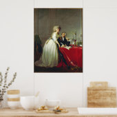 Antoine-Laurent Lavoisier en vrouw Poster (Keuken)