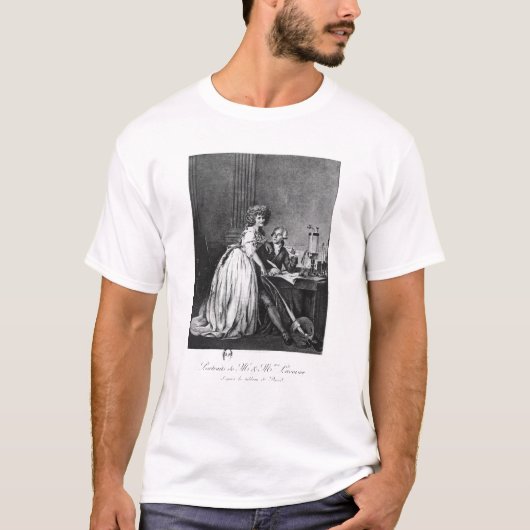 Antoine Laurent Lavoisier en zijn vrouw T-shirt (Voorkant)