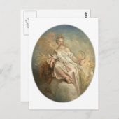 Antoine Watteau Ceres (zomer) c1717-1718 Briefkaart (Voorkant / Achterkant)