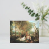 Antoine Watteau The Feast of Love Briefkaart (Staand voorkant)