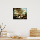 Antoine Watteau The Feast of Love Poster (Keuken)