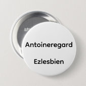 Antoineregard Ezlesbien Ronde Button 7,6 Cm (Voorkant /achterkant)