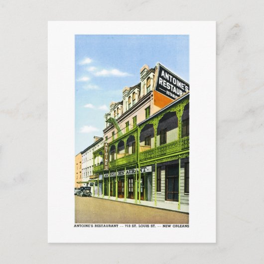 Antoine's Restaurant, New Orleans, LA Briefkaart (Voorkant)