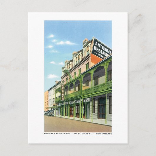 Antoine's restaurant, New Orleans, Louisiana Briefkaart (Voorkant)