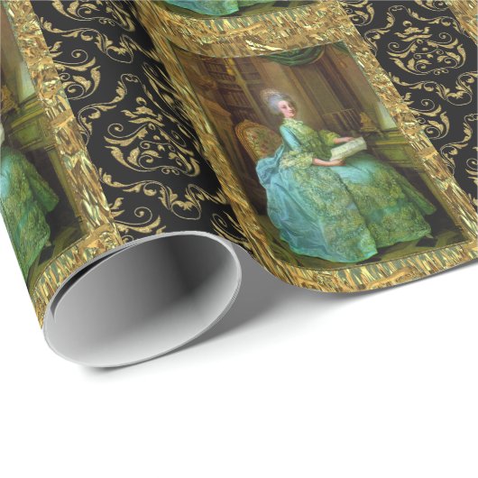 Antoinette Elegance Horizontal Cadeaupapier (Rol Hoek)