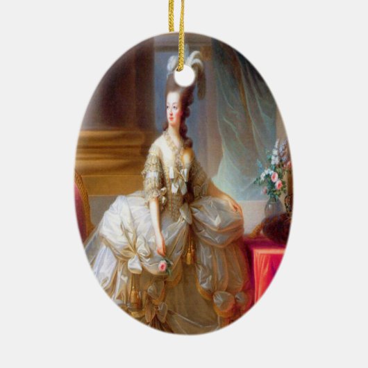 Antoinette Elegance Keramisch Ornament (Achterkant)