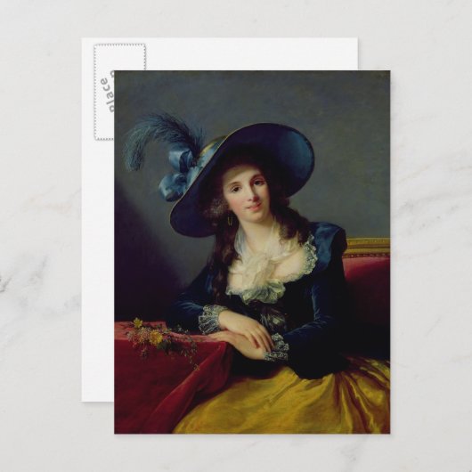 Antoinette-Elisabeth-Marie d'Aguesseau Briefkaart (Voorkant / Achterkant)