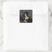 Antoinette-Elisabeth-Marie d'Aguesseau Vierkante Sticker (Tas)